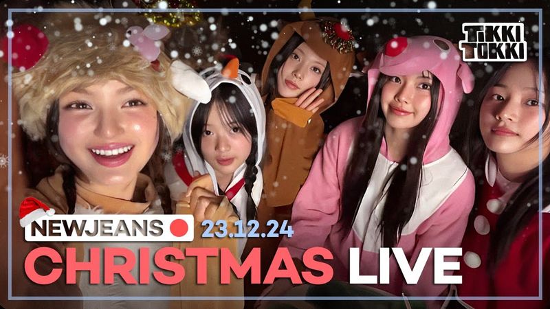(ENG SUB) NewJeans Phoning Live 23.12.24 - A Wholesome NewJeans Christmas Live!