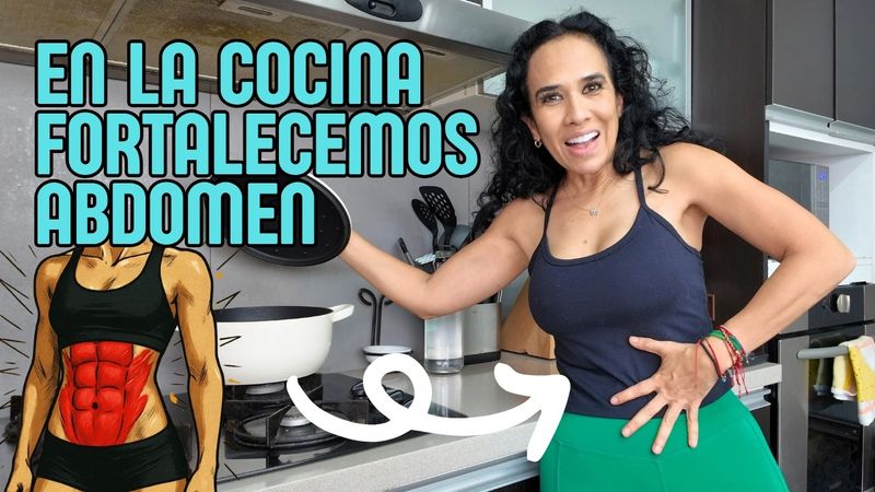 ¡PANZA FIRME en la cocina! Ejercicios PODEROSOS para mujeres +50 💪🏼