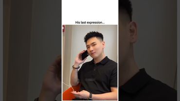 His last expression...🤌🏻🤭🤣