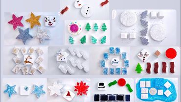 Christmas compilation 2024 | ASMR | Oddly Satisfying | Gym Chalk Crush