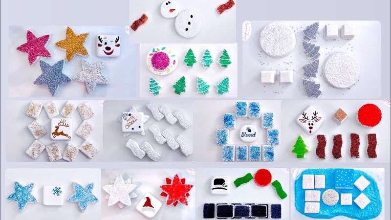 Christmas compilation 2024 | ASMR | Oddly Satisfying | Gym Chalk Crush