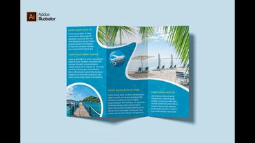 Brochure Travel Design Tutorial in Adobe Illustrator