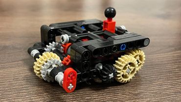 I Built a Flat 6 Speed LEGO Gearbox Transmission (Studless Version)