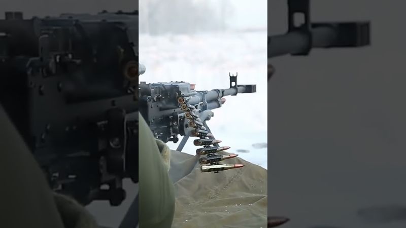 Shooting Sound Of KORD 12.7 MM Large Caliber Sniper Machine Gun#Shorts