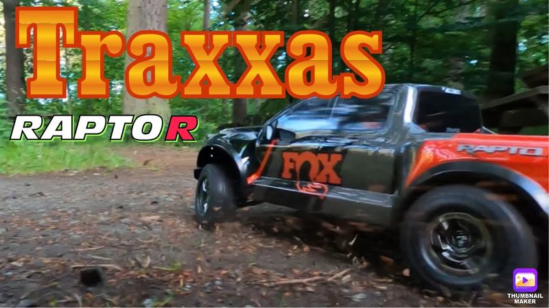 Traxxas Raptor R Ford F150 Fox Edition Brushless RC Rally Truck Maxx