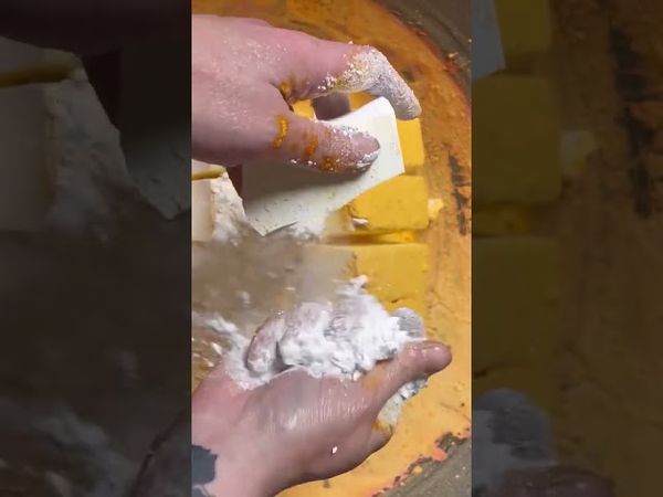 Sifted Yellow Powder on Fresh SFD