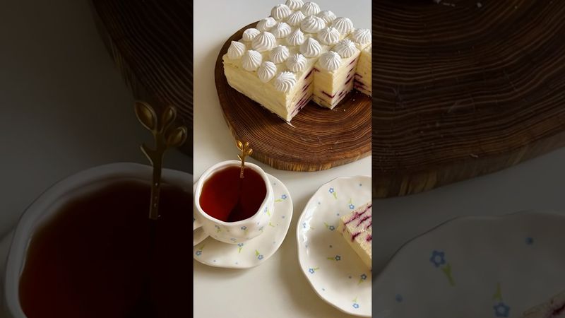 Торт молочная девочка за 30 минут #рецепты #торт #молочнаядевочка #готовка #эстетика #фудблог