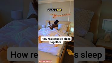 how real couple sleep together, wait for it 😂😂😂#funnyshorts #funny #short #couple