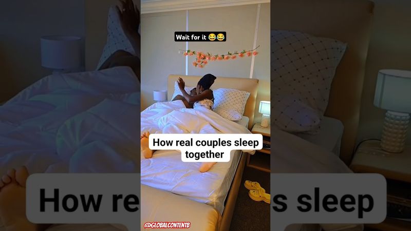 how real couple sleep together, wait for it 😂😂😂#funnyshorts #funny #short #couple