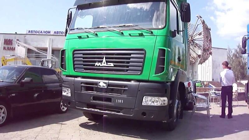 2011 МАЗ 5440В5.Обзор (интерьер, экстерьер).