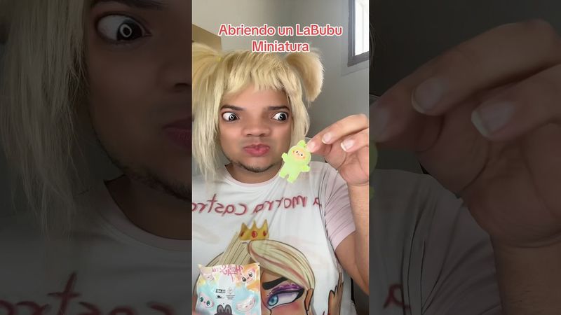 ABRIENDO UN LABUBU MINIATURA | Estaba delicioso 🤤😋