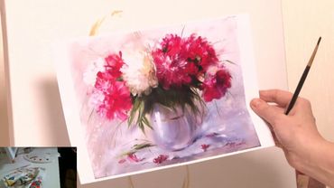 МК Нежные пионы от Елены Перминовой