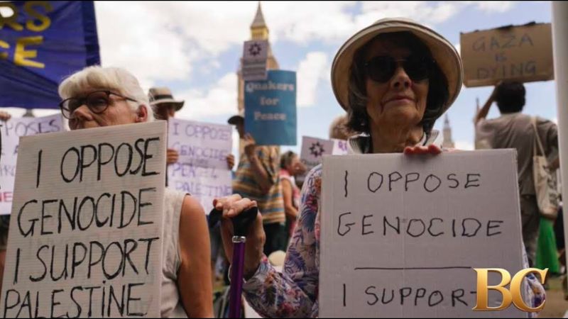 UK police say more than 500 people arrested in pro-Palestinian events over weekend