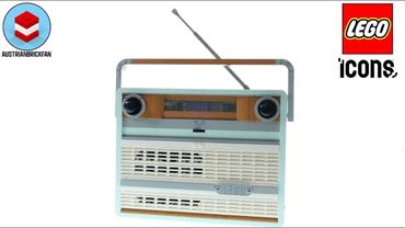 Обзор скоростной сборки ретро-радио LEGO Icons 10334