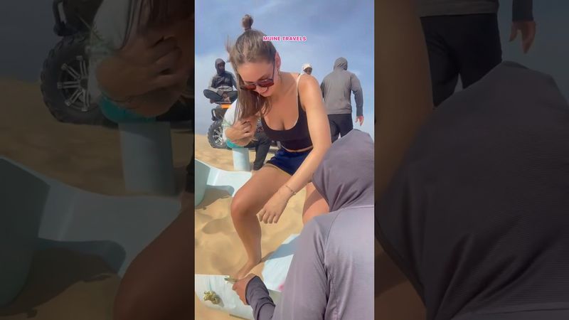 Relax with sand beach