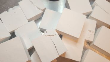 Plain New Fresh Chalk | ASMR