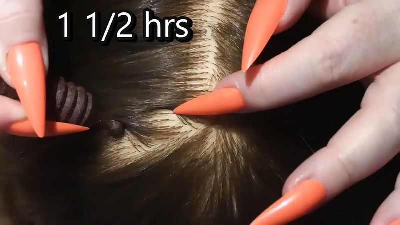 ASMR Scalp Check with Long Nails Compilation (Scalp Massage, Wooden Tool, Scalp Scratching, Whisper)