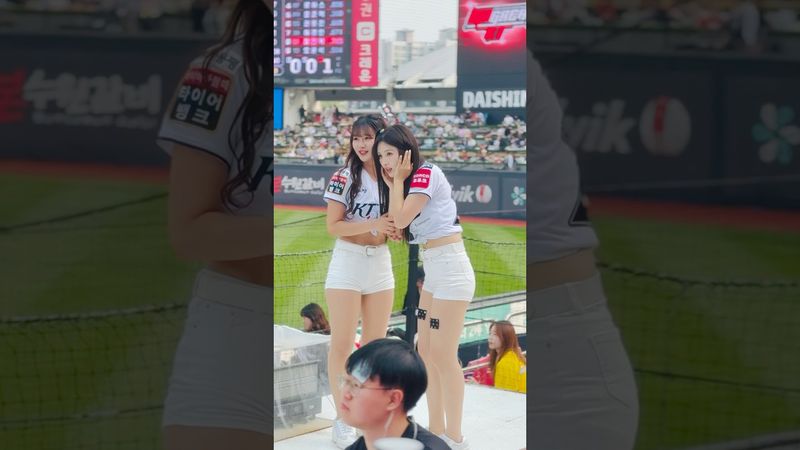 겁 많은 가든핑 #김정원 #김정원치어리더#ktwiz #kt위즈 #kt위즈치어리더