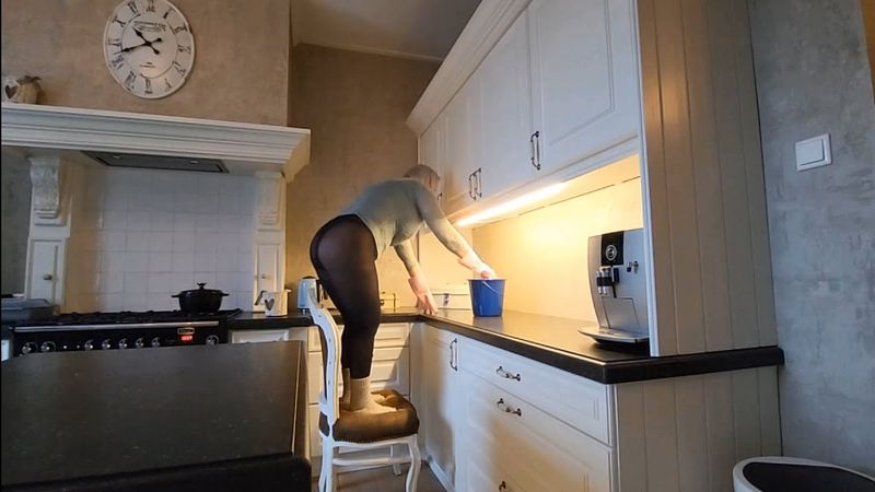 ASMR Kitchen Cleaning | Relaxing Deep Clean with Rose Pink Gloves | Satisfying Sounds