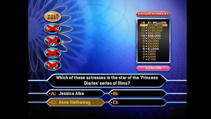 Who Wants To Be A Millionaire? (UK) - DVD Game - 5th Edition [4 Players (Junior) Entertainment]