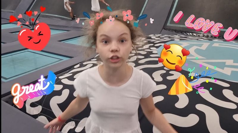 Гимнастика. День в батутном центре. Gymnastic, split, спорт, шпагат, фитнес.