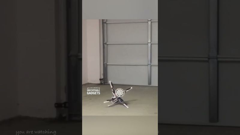 This device can roll around and take off