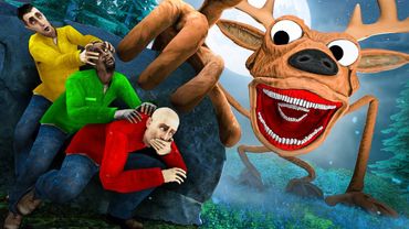 99 ДНЕЙ ВЫЖИВАНИЯ В ЛЕСУ! ОГРОМНЫЙ ОЛЕНЬ ПОЖИРАТЕЛЬ ОХОТИТСЯ НА НАС! УГАР И БЕЗУМИЕ В Garry`s Mod