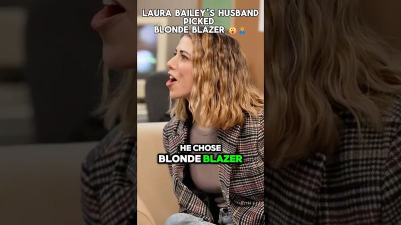 LAURA BAILEY'S HUSBAND PICKED BLONDE BLAZER 😮🦸‍♀️ (Dispatch)