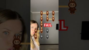 Labubu Challenge🤎❌IMPOSSIBLE😭#shorts