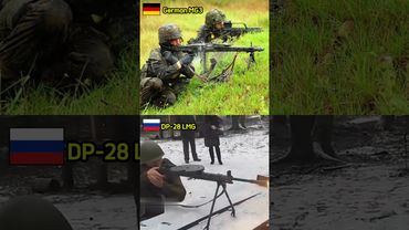 MG3 🇩🇪 vs DP-28 🇷🇺 – Legendary Battlefield Power Compared! 🔥 #shorts