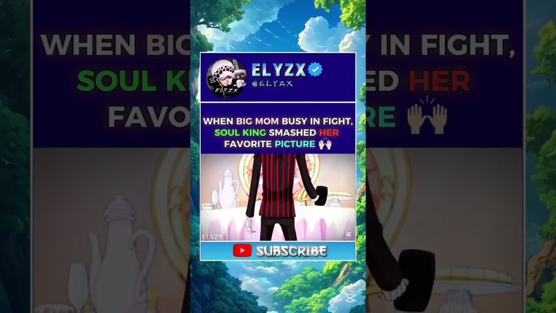 SOUL KING SMASHED BIG MOM'S FAV PICTURE💀 | #onepiece #anime #shorts #trending