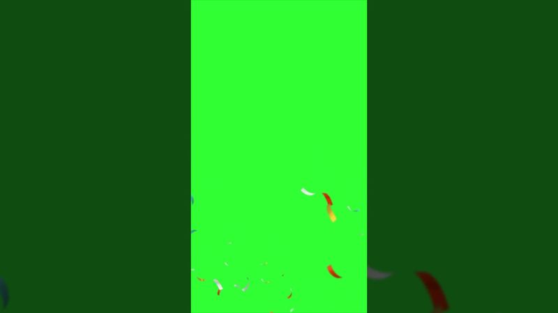 Confetti Green Screen #videoediting #greenscreenfootage #confetti