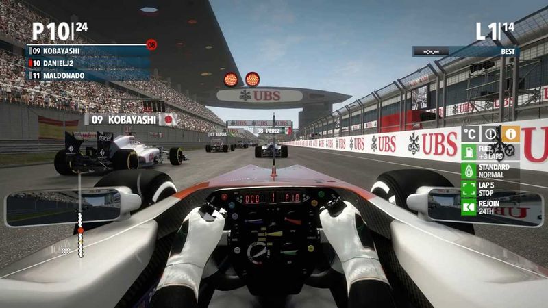 F1 2012 Career mode, career 2, season 1 China, Force India