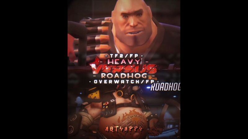 Heavy vs Radhog #heavy #vs #roadhog #teamfortress2 #overwatch #edit #wis