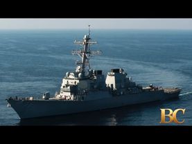 China says it ‘drove away’ U.S. warship near the disputed Scarborough Shoal