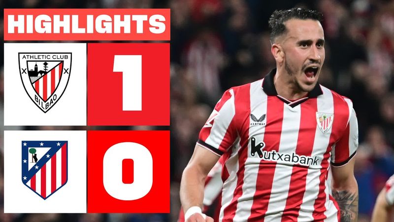 ATHLETIC CLUB 1 - 0 ATLÉTICO DE MADRID | HIGHLIGHTS LALIGA EA SPORTS