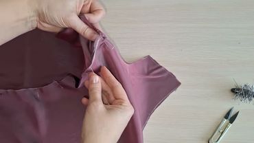 Пошив жакета  Сборка деталей подкладки