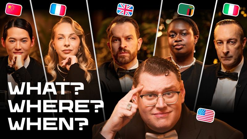 ИГРА: «What? Where? When?» 🎩 Зрители против иностранцев Skyeng! Кто умнее? 😱