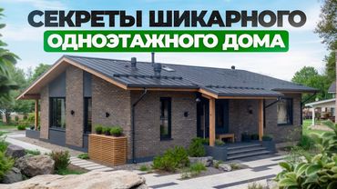 Строим одноэтажный дом. 90 дней стройки за 8 минут