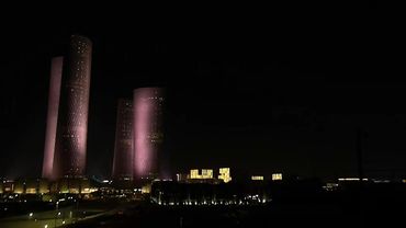 View of Qatar's Lusail after Iranian attack on US base | AFP