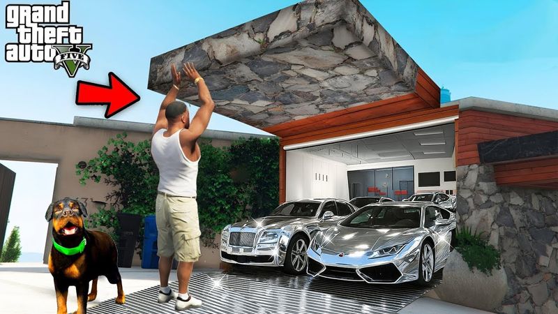 ФРАНКЛИН ГАРАЖЫНА ТЕК БРИЛЛИАНТ КӨЛІКТЕР ЖИНАДЫ (GTA V)