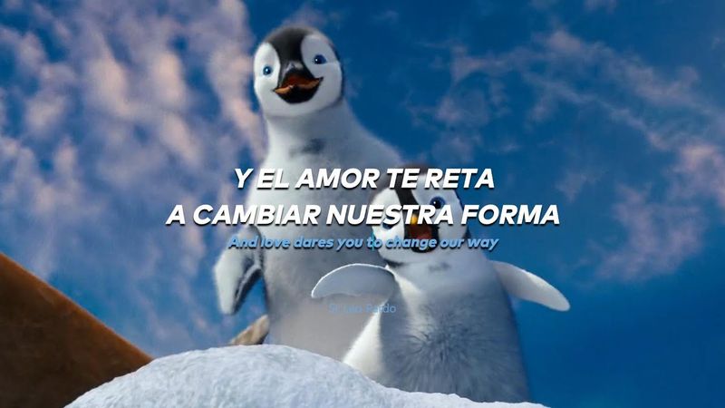 Happy Feet 2 - Under Pressure / Rhythm Nation (Video Completo) (Subtitulado al Español + Lyrics)