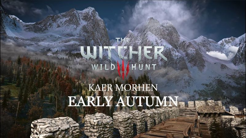 Witcher 3 - Kaer Morhen - Early Autumn - Relaxing Music & Ambience