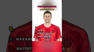 Ranking Unexpected Football Songs #shorts #football #ranking