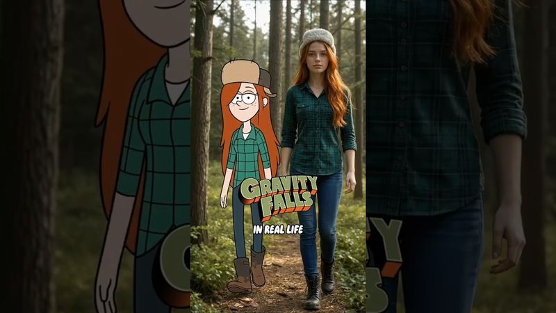 Você não está preparado para Gravity Falls na vida real #gravityfalls #cartoonnetwork