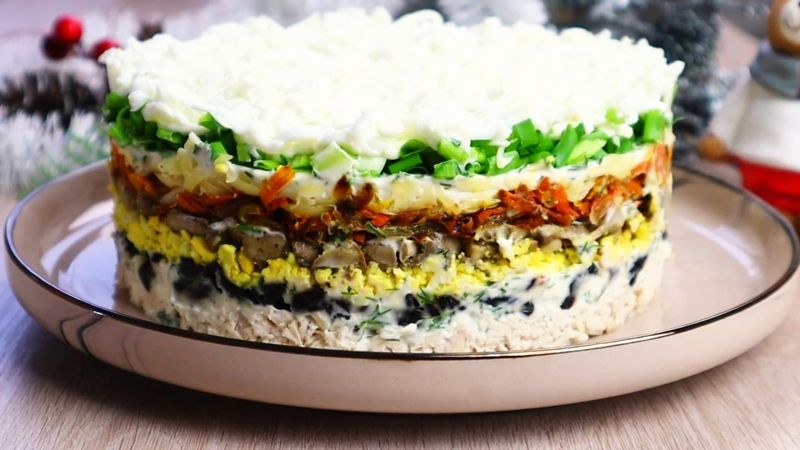 ОН ПОКОРИТ ВСЕХ! Салат "Снежный Лес" Вкус, который невозможно забыть! ПРАЗДНИЧНЫЙ ПРОСТОЙ
