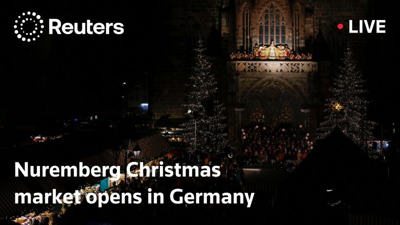 LIVE: Nuremberg Christmas market opens in Germany