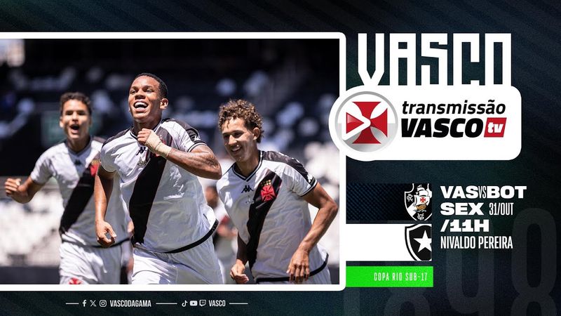 AO VIVO | VASCO x BOTAFOGO | COPA RIO SUB17 - SEMIFINAL (VOLTA)