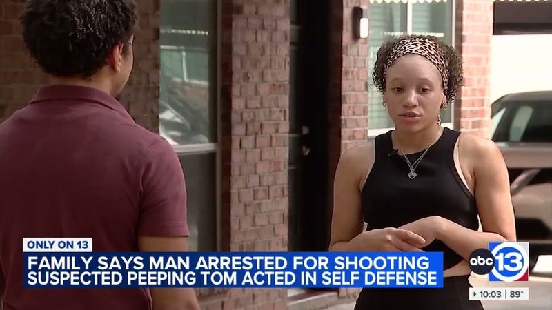 Husband shoots accused peeping Tom