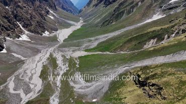 Mighty ridge and col between Maiktoli and Panwali Dwar, leading to inner sanctuary of Nanda Devi